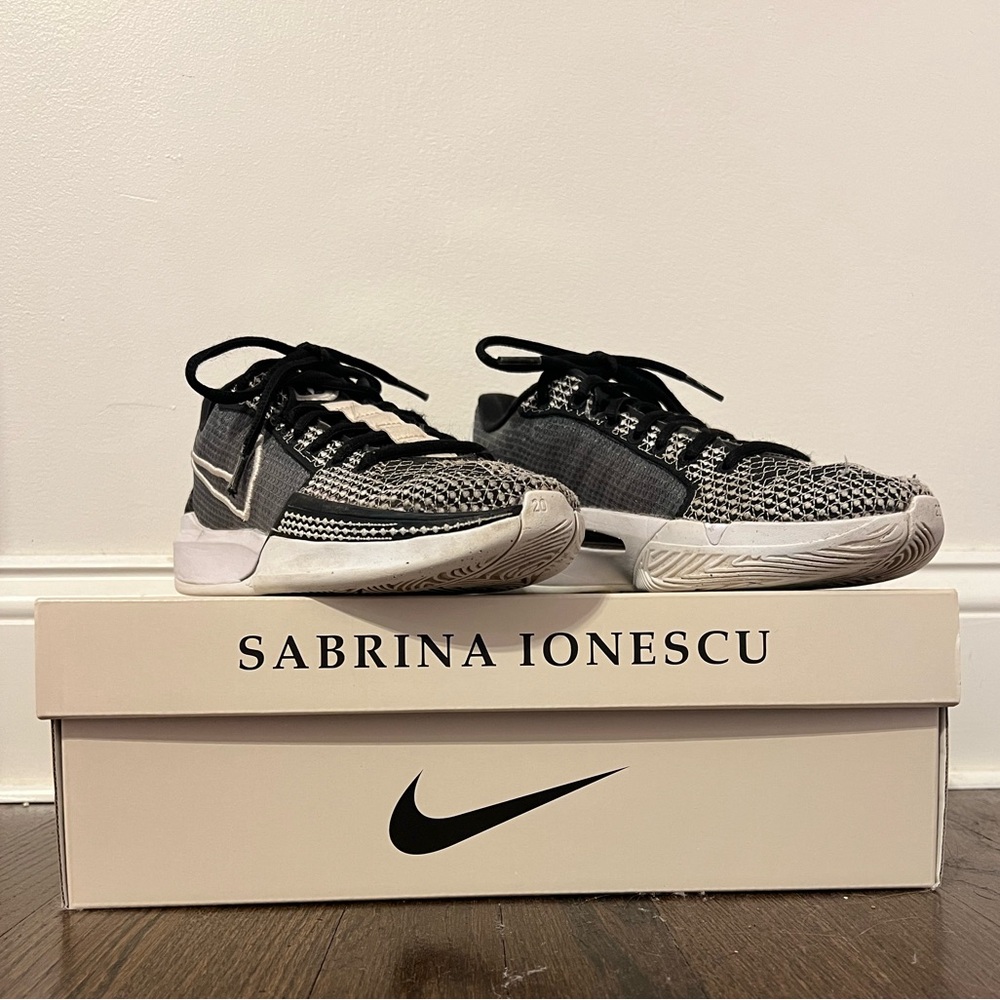 Nike x Sabrina Ionescu Black and White Basketball Shoes
